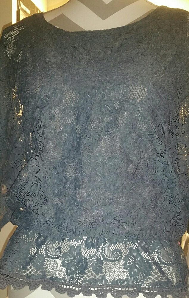 Charming Charlie lace blouse